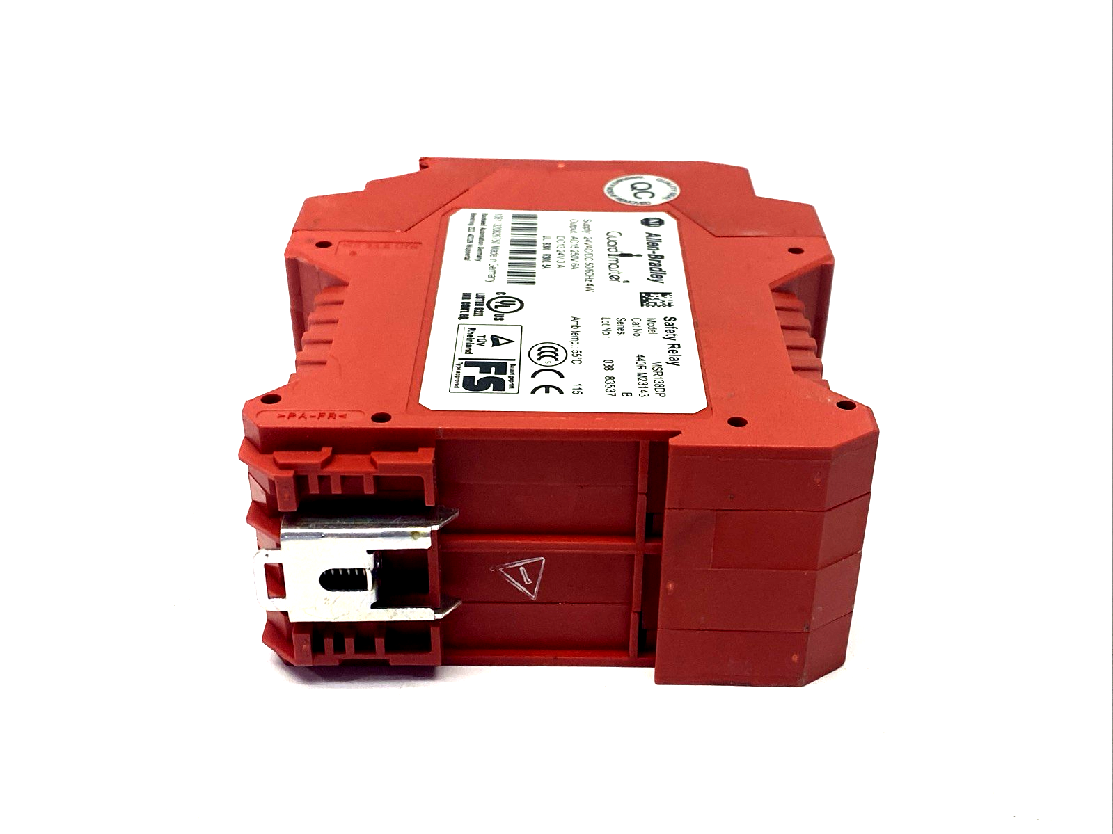 440R-M23143 | Allen Bradley Ser. B Guardmaster Monitoring Safety Relay MSR138DP - Used - Maverick Industrial Sales