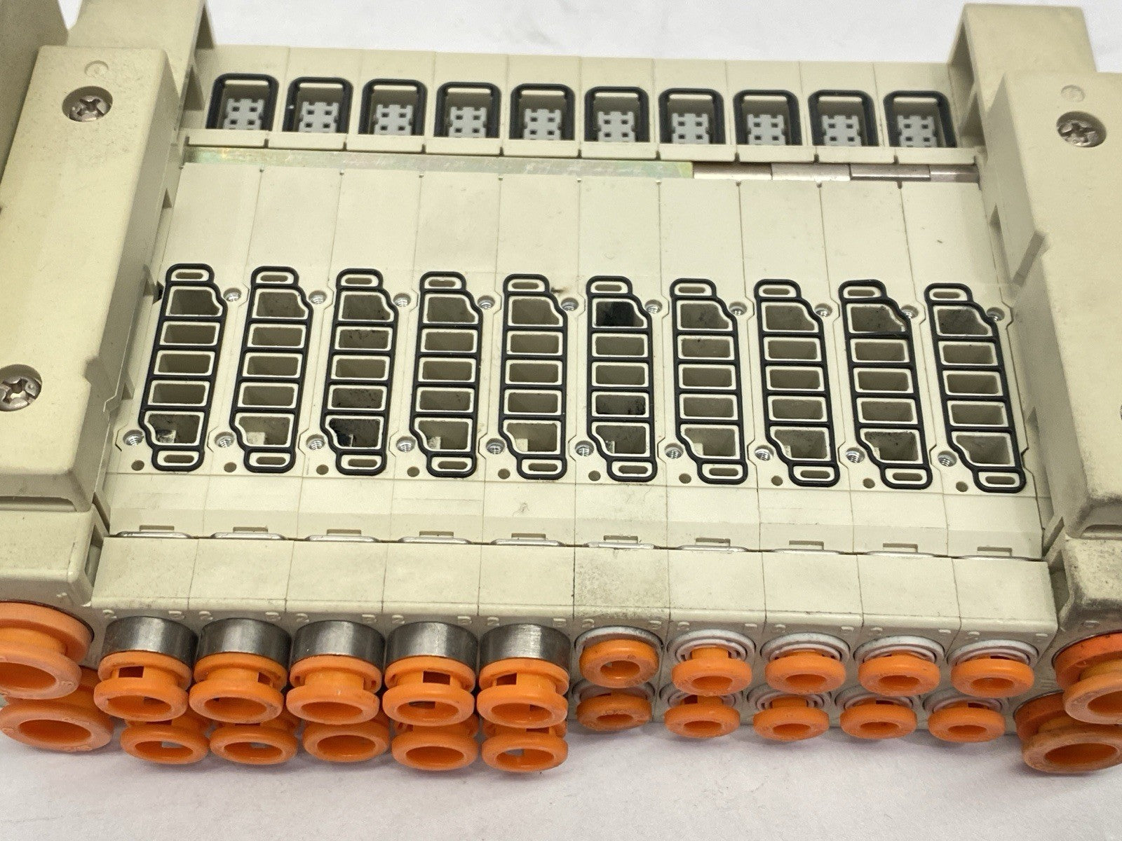 SMC 10-SS5V1-W10S0D-10B-N3 Pneumatic Manifold Assembly 10-Station - Maverick Industrial Sales