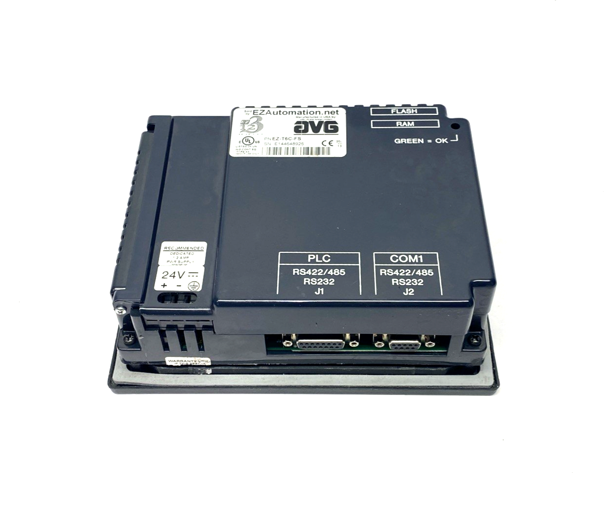 EZ-T6C-FS | EZ Automation EZTouch 6" TFT Panel 24VDC - Used - Maverick Industrial Sales