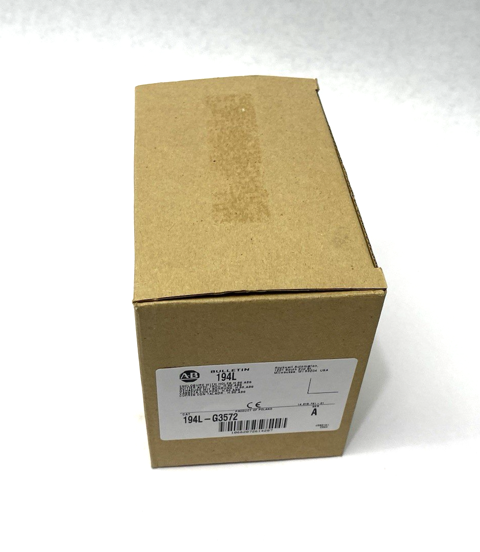 194L-G3572 | Allen Bradley Ser. A Thermoplastic Enclosure for Load Switch IP66 ABS - New – Open box - Maverick Industrial Sales