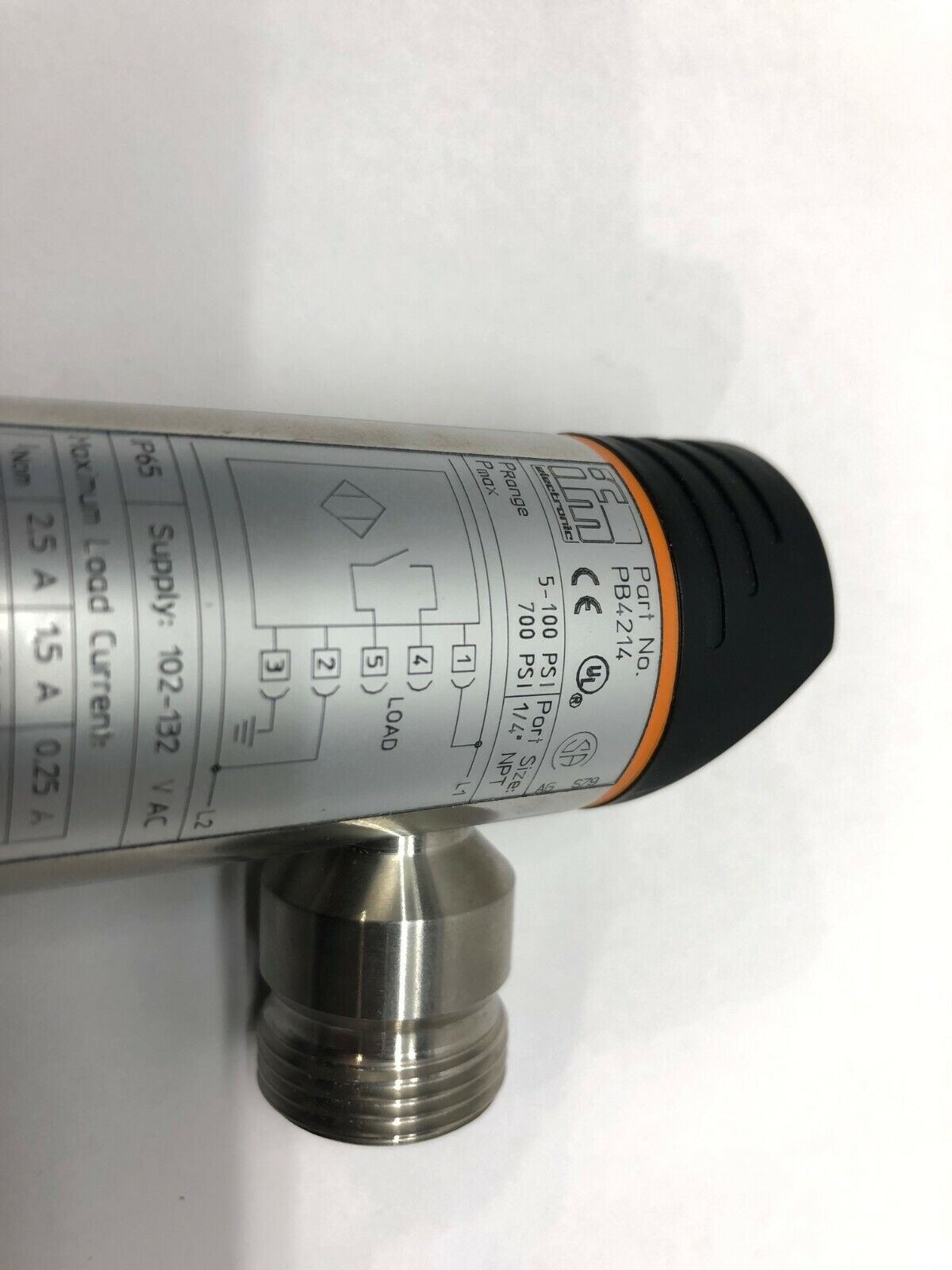 IFM Efector PB4214 Electronic Pressure Switch Sensor, 4294 - Maverick Industrial Sales