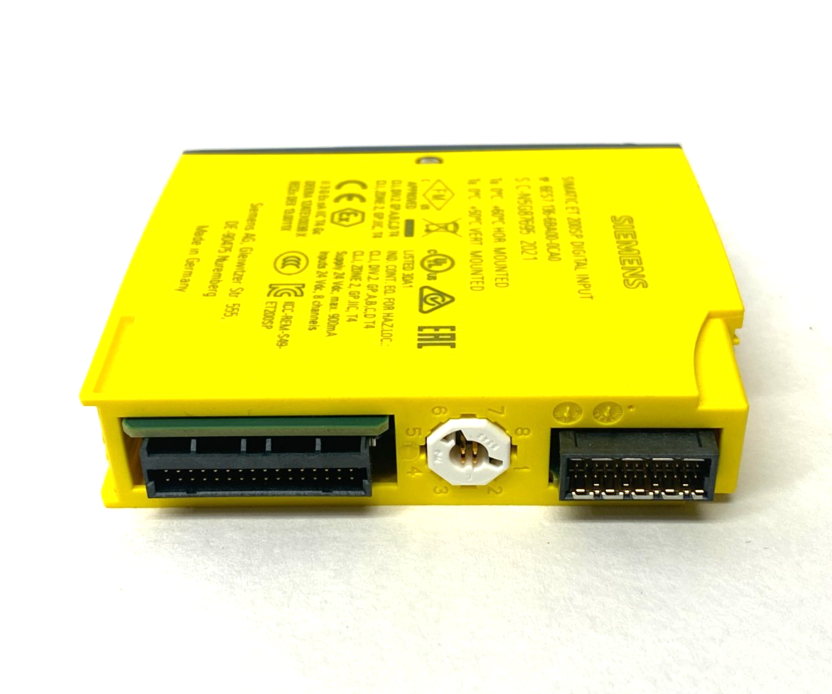 Siemens 6ES7 136-6BA00-0CA0 SIMATIC ET 200SP Digital Input Module SMALL CRACK - Maverick Industrial Sales
