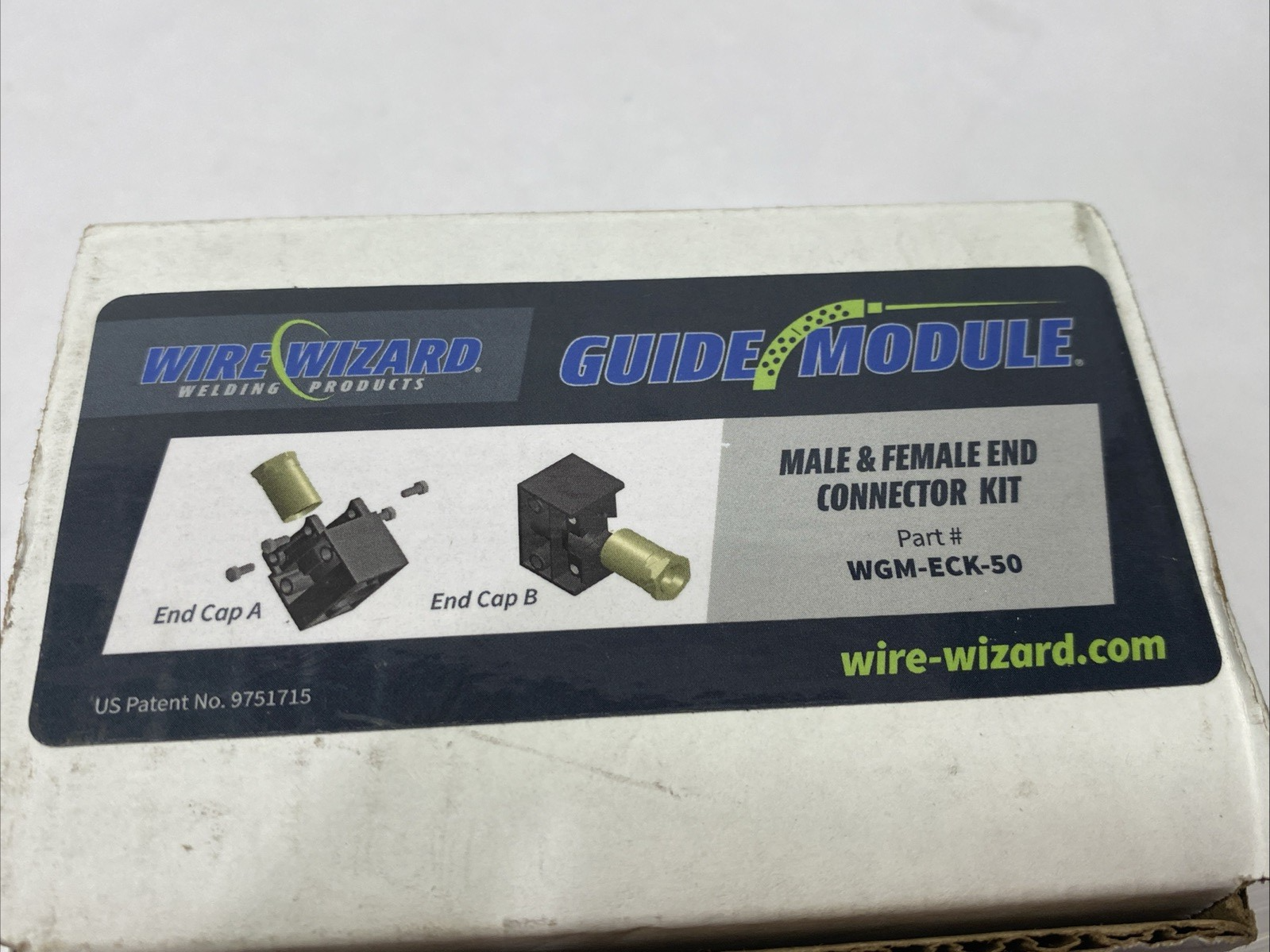 WGM-ECK-50 | Wire Wizard Guide Module End Cap Kit, Male & Female - New – Open box - Maverick Industrial Sales