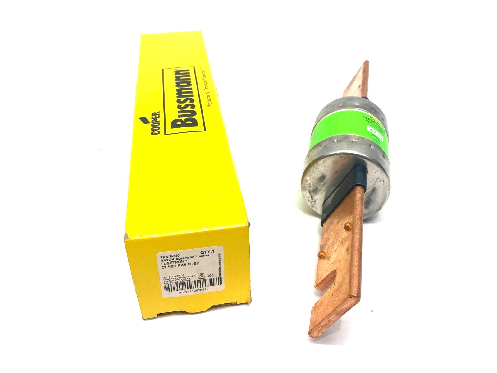 Eaton Bussmann FRS-R-350 Fusetron Class RK5 Blade Fuse, Time-Delay, Dual-Element - Maverick Industrial Sales