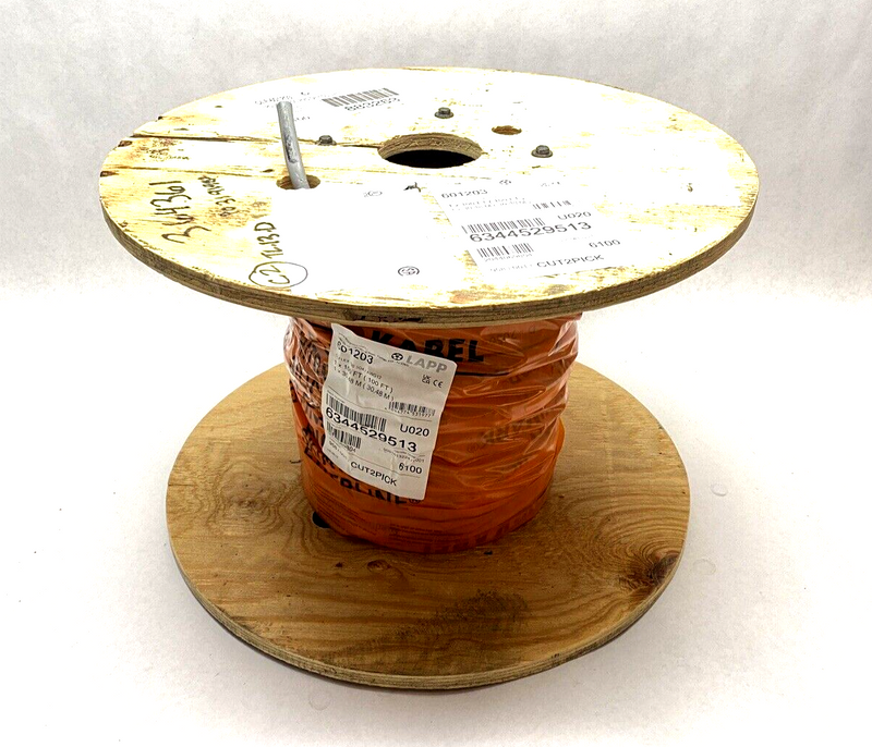 Lapp Group 601203 ÖLFLEX 190 3G4 Multiconductor Cable 3-Cond 12AWG 100FT Spool - Maverick Industrial Sales