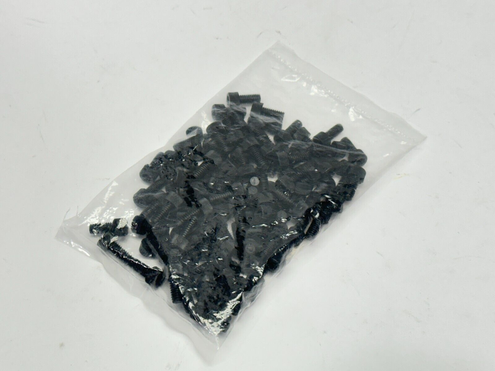 Essentra 3408320037B Hex Socket Cap Screw 8-32 Thread 3/8 Black Nylon PKG OF 100 - New - Maverick Industrial Sales