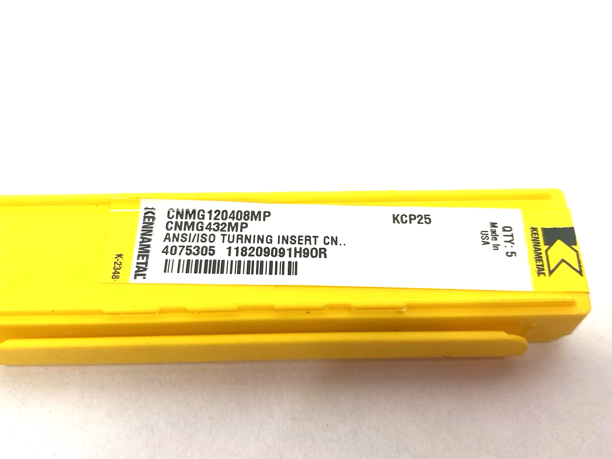 Kennametal CNMG120408MP Kenloc™ Negative Insert 4075305 PKG OF 4 - Maverick Industrial Sales