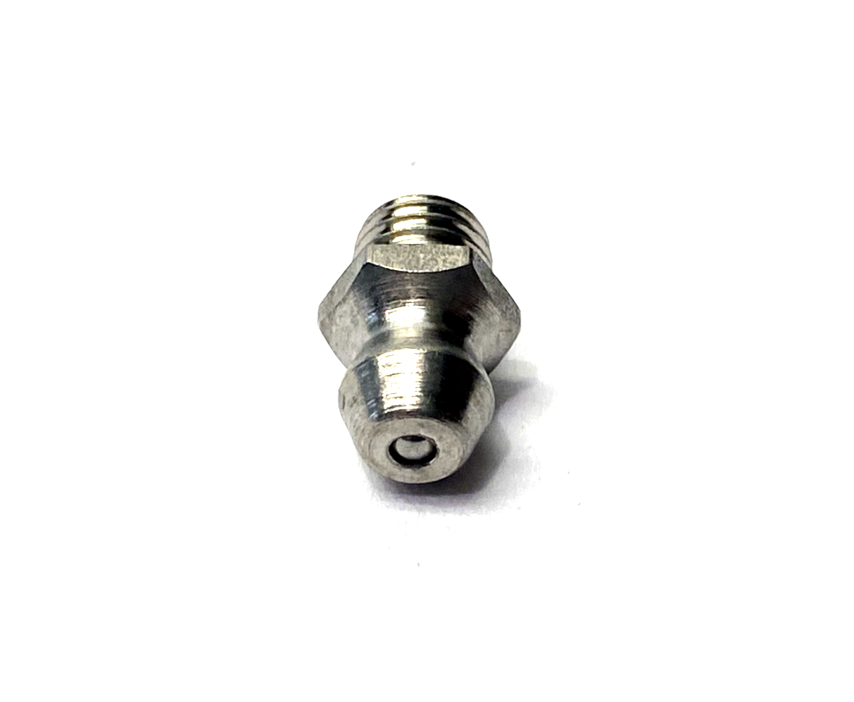 1293K21 Grease Fitting, Striaght, 303 SS, 1/4"-28 SAE-LT Male, 17/32" OAL, 5-PK - Maverick Industrial Sales