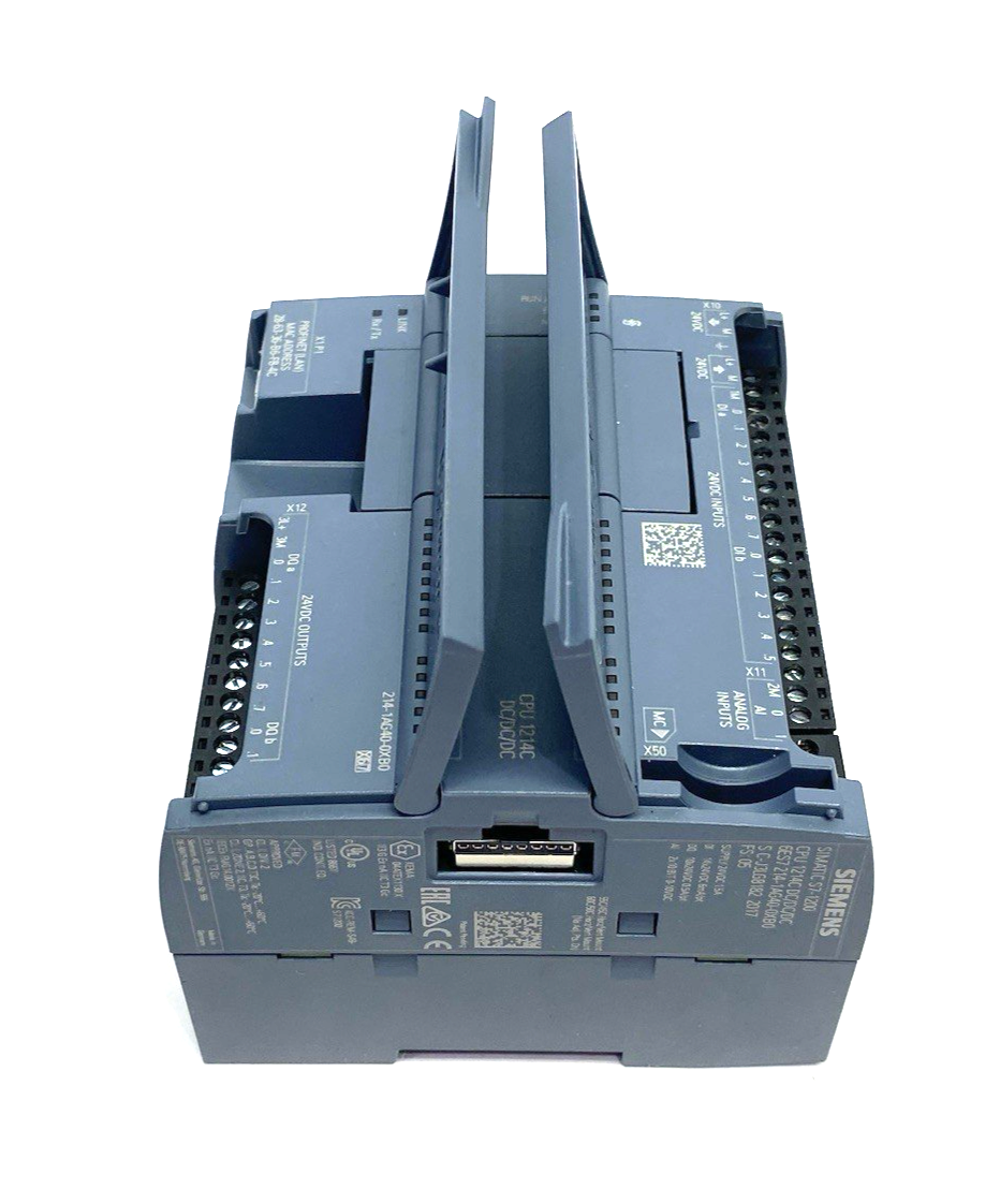 Siemens 6ES7214-1AG40-0XB0 SIMATIC S7-1200 Compact CPU Unit 1214C DC/DC/DC - Maverick Industrial Sales