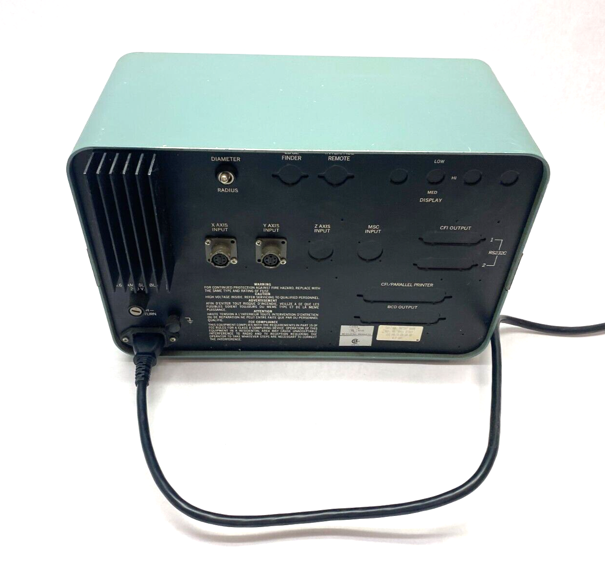 Acu-Rite III 387597 4000 Dual-Axis Digital Readout System 115V 50/60Hz 0.5A - Maverick Industrial Sales