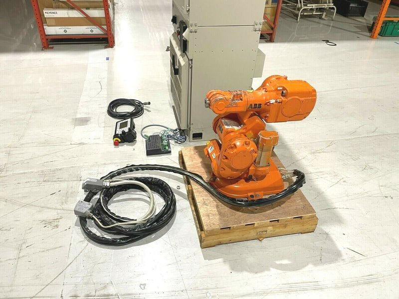 ABB IRB140 Robot System, S4CPLUS M2000 Controller, Cables, TPU2 Teach Pendant - Maverick Industrial Sales