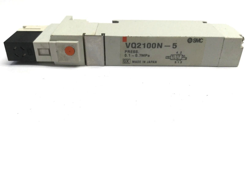 SMC VQ2100N-5 Pneumatic Solenoid Valve 5 Port DC24V 1W - Maverick Industrial Sales