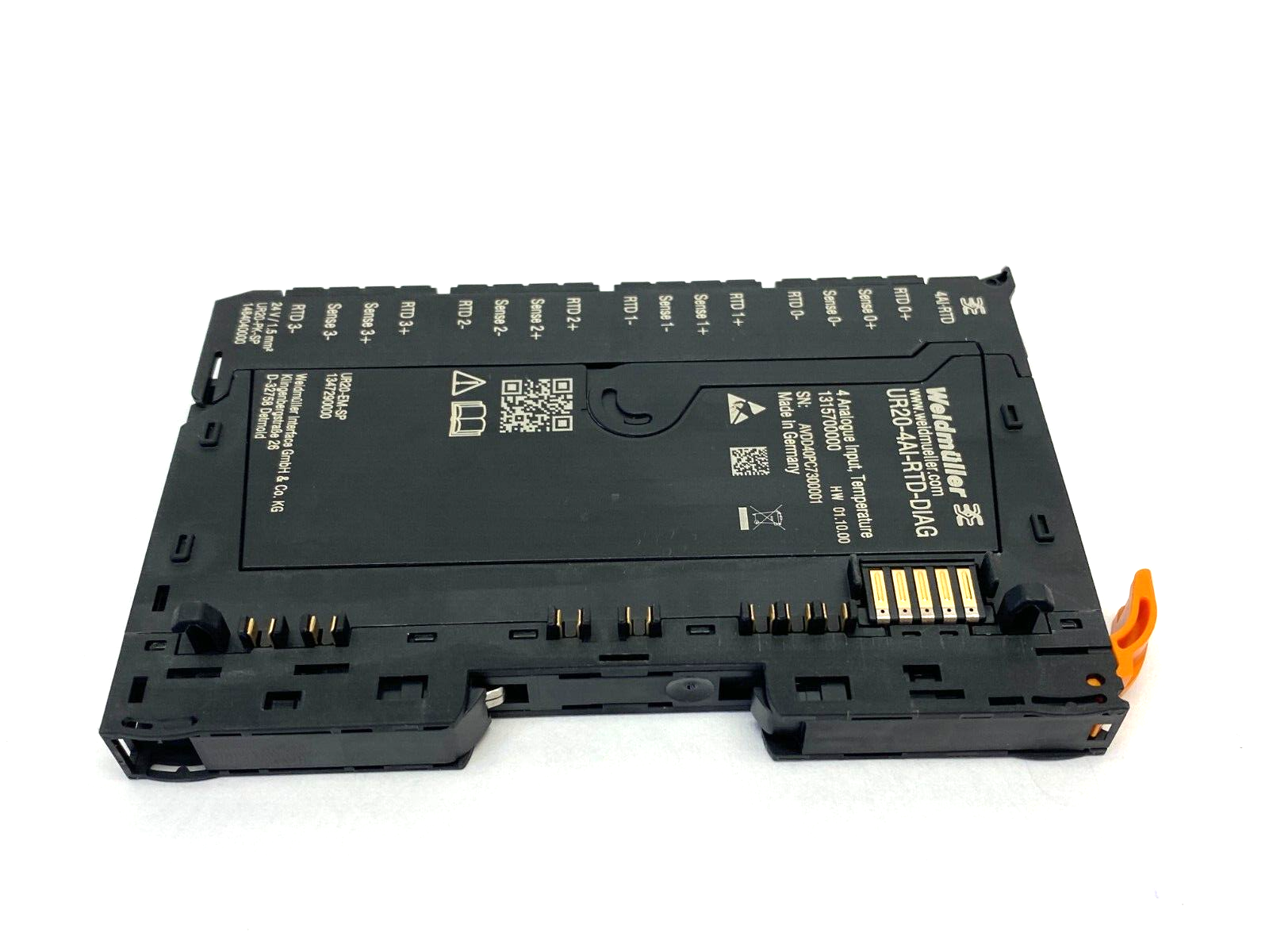 Weidmüller 1315700000 Remote I/O Temp Module Analog Signals UR20-4AI-RTD-DAIG - Maverick Industrial Sales
