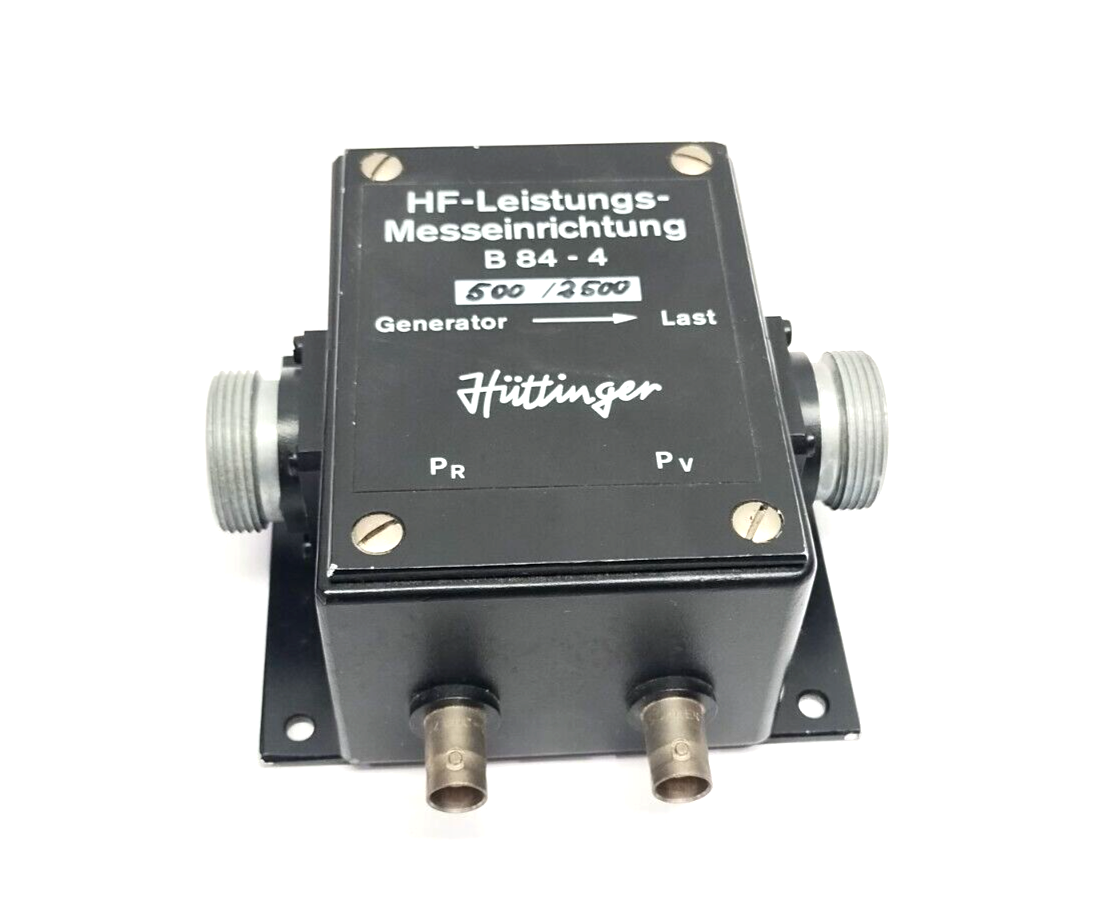 Hüttinger B 84-4 HF-Leistungs-Messeinrichtung 500/2500 Performance Power Device - Used - Maverick Industrial Sales