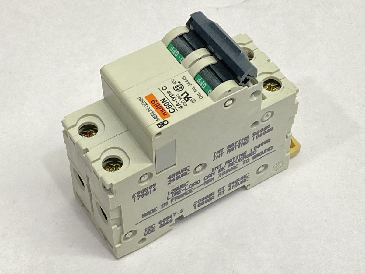 MG24445 | Square D Thermal Magnetic Circuit Breaker 2P 4A 277V/480Y - New – Open box - Maverick Industrial Sales