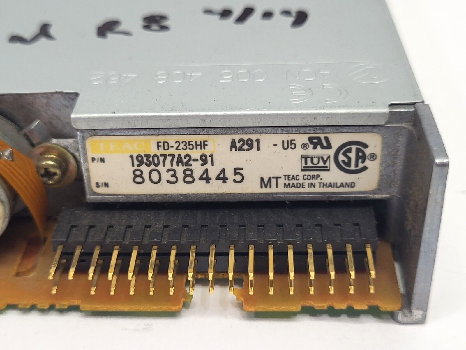 Teac FD-235HF Floppy Disk Diskette Internal Drive 19077B2-91 - Maverick Industrial Sales