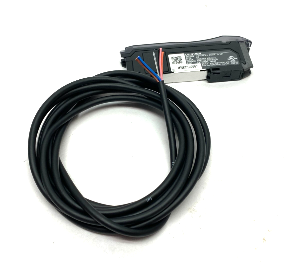 Keyence LV-N11MN Digital Laser Sensor Amplifier Main Unit, Cable Type - Maverick Industrial Sales