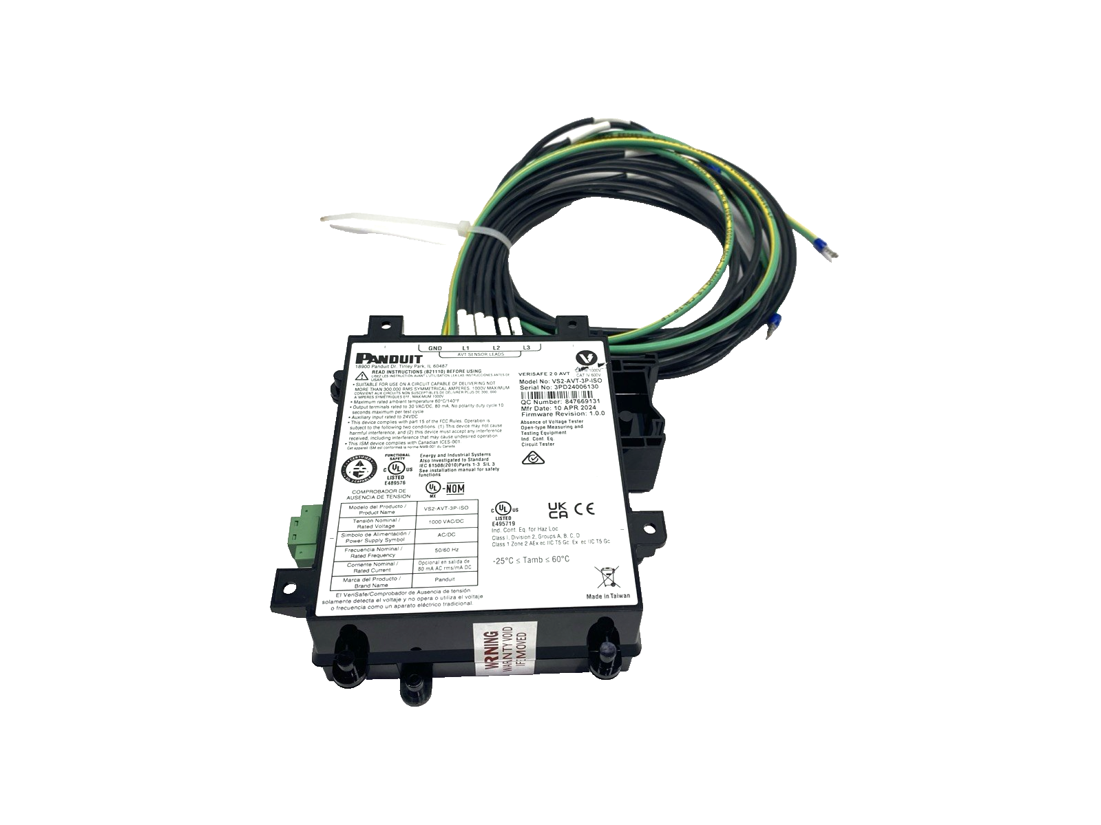 Panduit VS2-AVT-3P-ISO VeriSafe 2.0 Isolation Module 3-PH - Maverick Industrial Sales