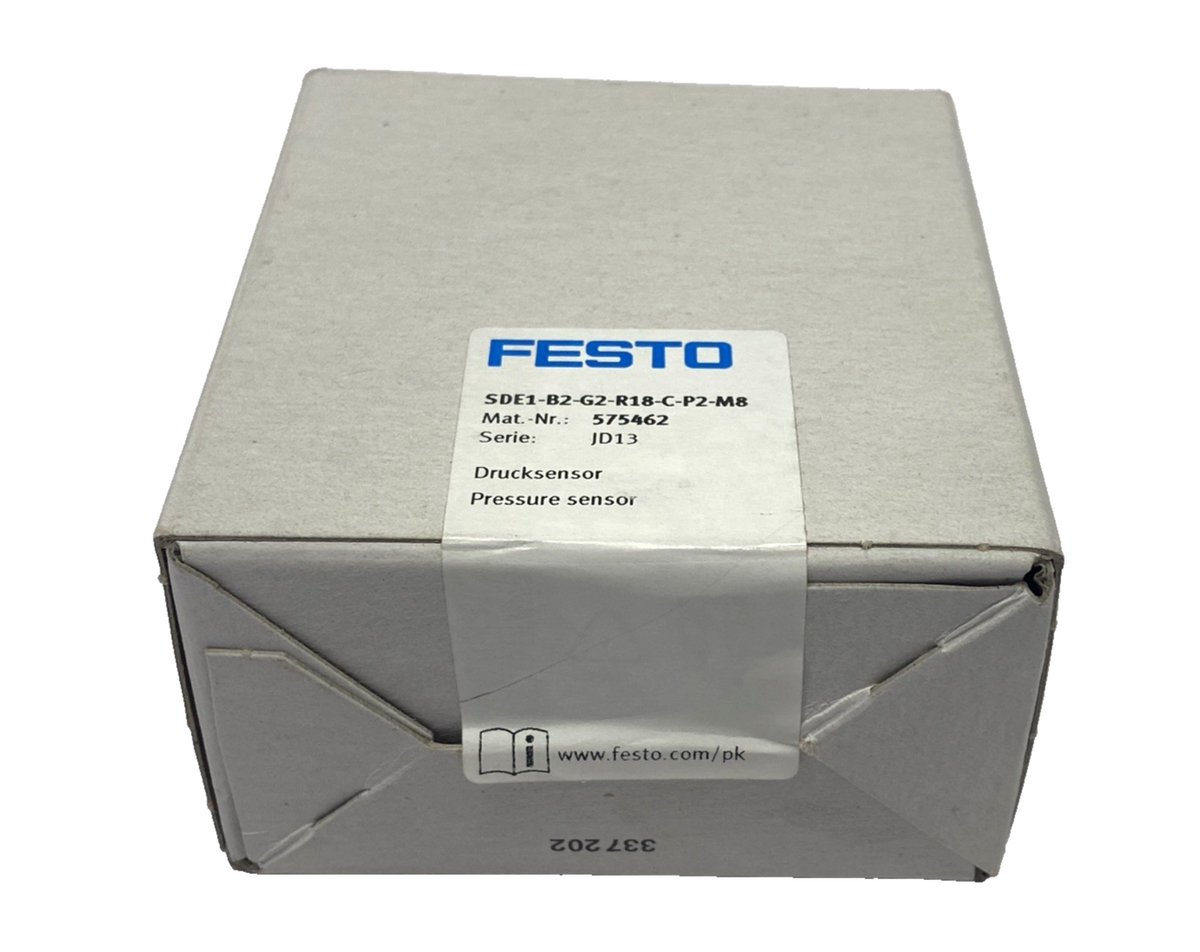 SDE1-B2-G2-R18-C-P2-M8 | Festo Pressure Sensor 575462 192766 - New - Maverick Industrial Sales