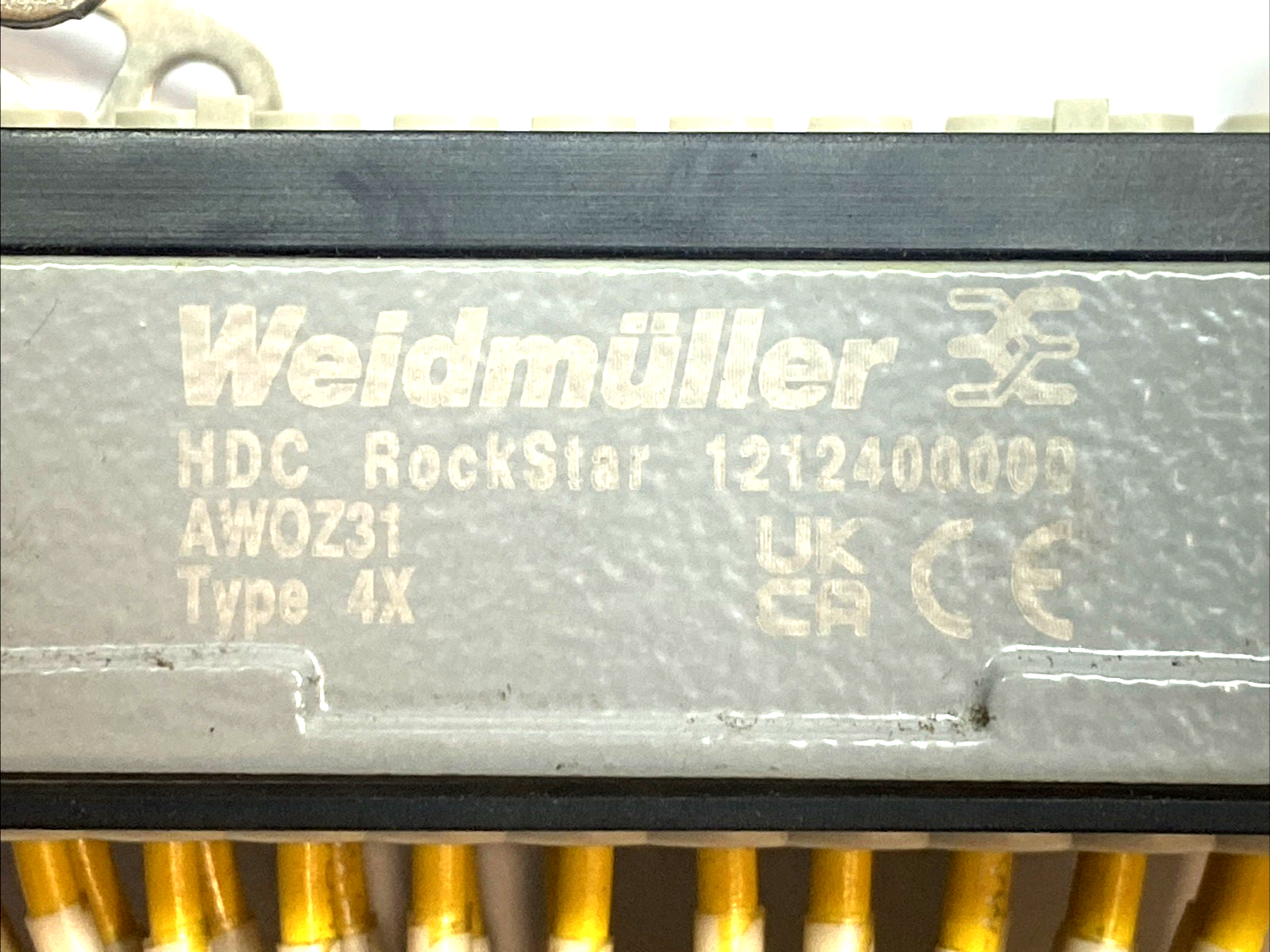 Weidmuller 1212400000 HDC 24B ABU Heavy‑Duty Rectangular Housing - Used - Maverick Industrial Sales