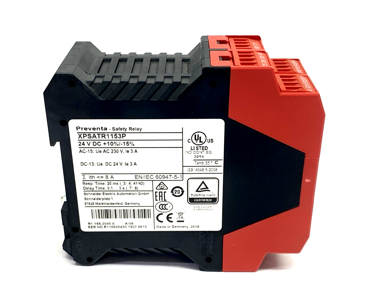 XPSATR1153P | Schneider Electric Preventa Safety Relay 24VDC - Used - Maverick Industrial Sales