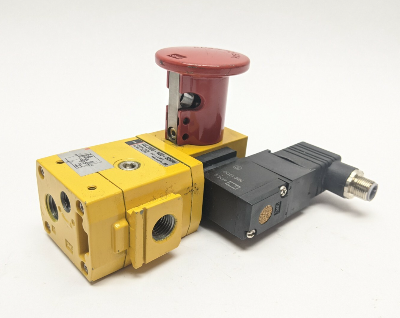 SMC AVL2000-N02-5DZM Soft Start Up Valve w/ Lock-out Function 1/4"NPT Ports - Maverick Industrial Sales