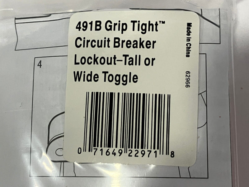 Master Lock 491B Grip Tight Circuit Breaker Lockout LOT OF 2 - Maverick Industrial Sales