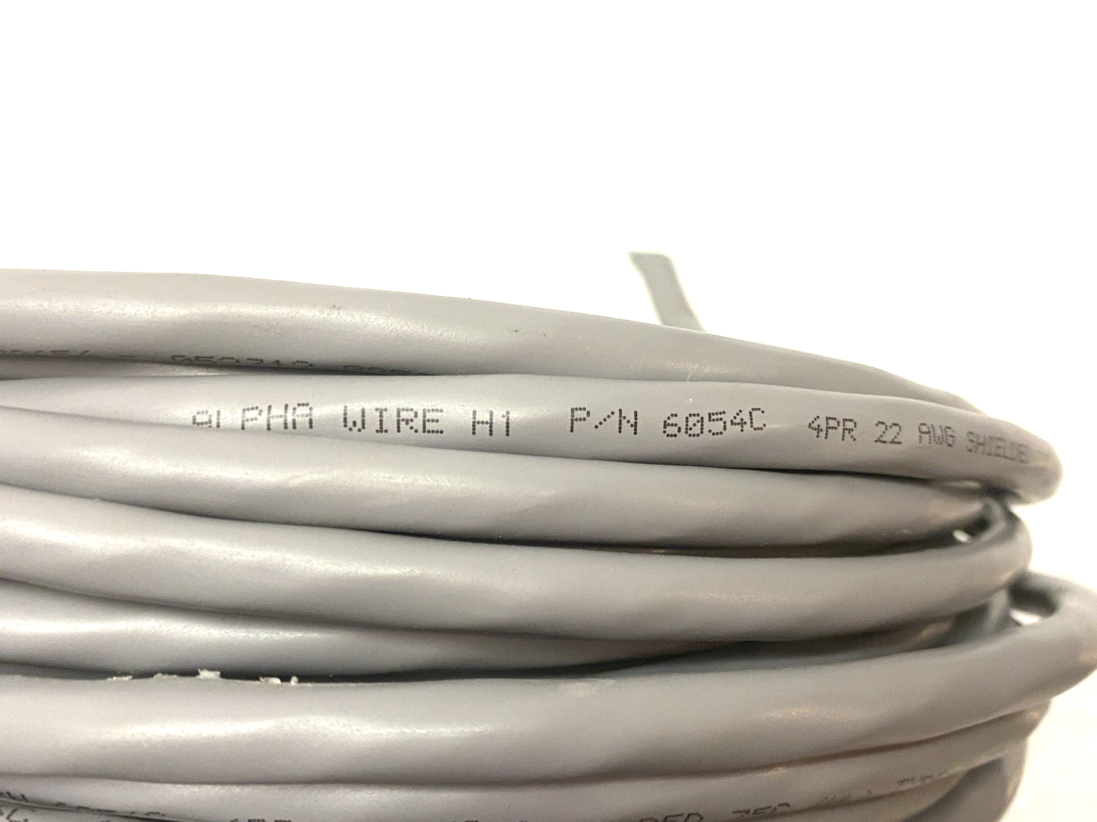 6054C SLATE | Alpha Wire Communication & Control Cable 4-Pair 45 FEET TOTAL - New Other - Maverick Industrial Sales