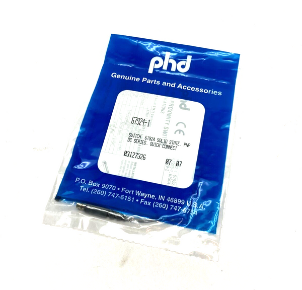 Phd 67924-1 Solid-State Switch DC Series Quick Connect PNP - Maverick Industrial Sales