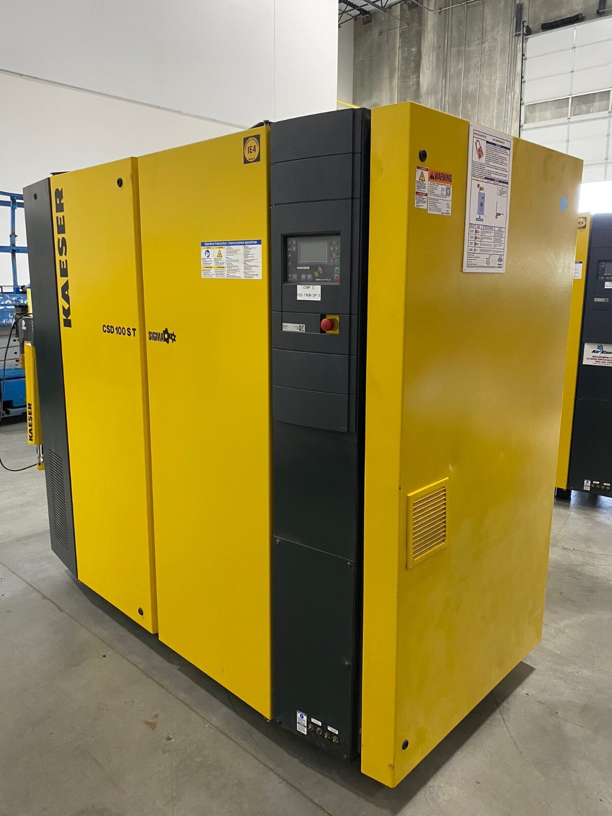 Kaeser CSD100ST Rotary Screw Air Compressor, CSD-100S-T, ABT 125 (2021) - Maverick Industrial Sales