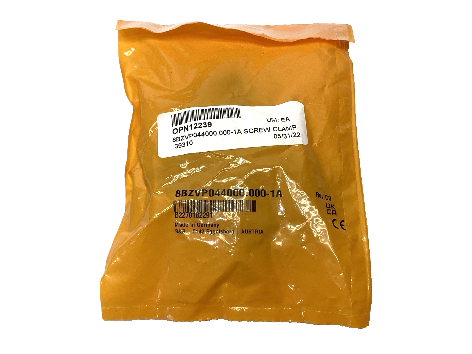 8BZVP044000.000-1A | B&R Rev. C0 Terminal Block Set Screw Clamp - New - Maverick Industrial Sales
