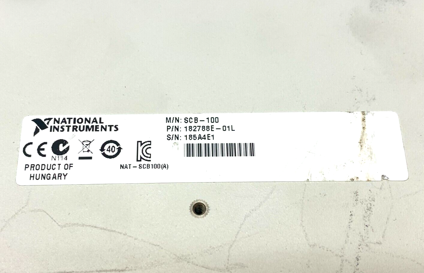 National Instruments 182788E-01L SCB-100 Shielded I/O Connector Block - Maverick Industrial Sales