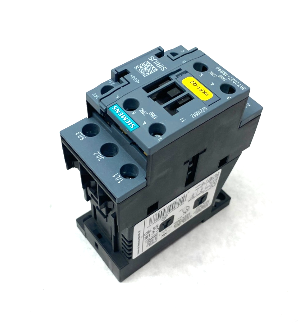 Siemens 3RT2027-1BB40 SIRIUS Power Contactor AC-3e/AC-3, 3-Pole 32A - Maverick Industrial Sales