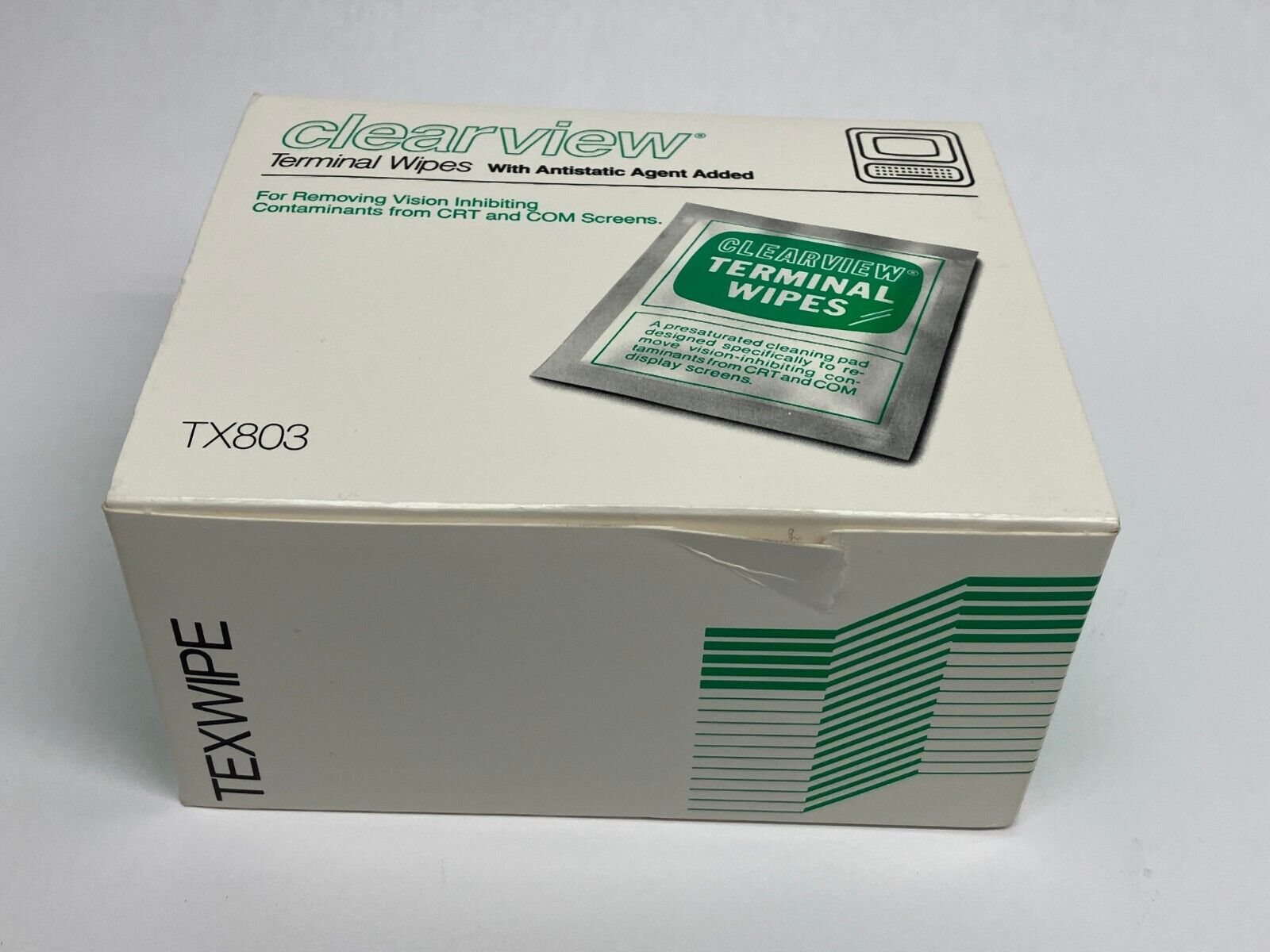 Texwipe TX803 clearview Terminal Wipes w/ Antistatic Agent Added - Maverick Industrial Sales