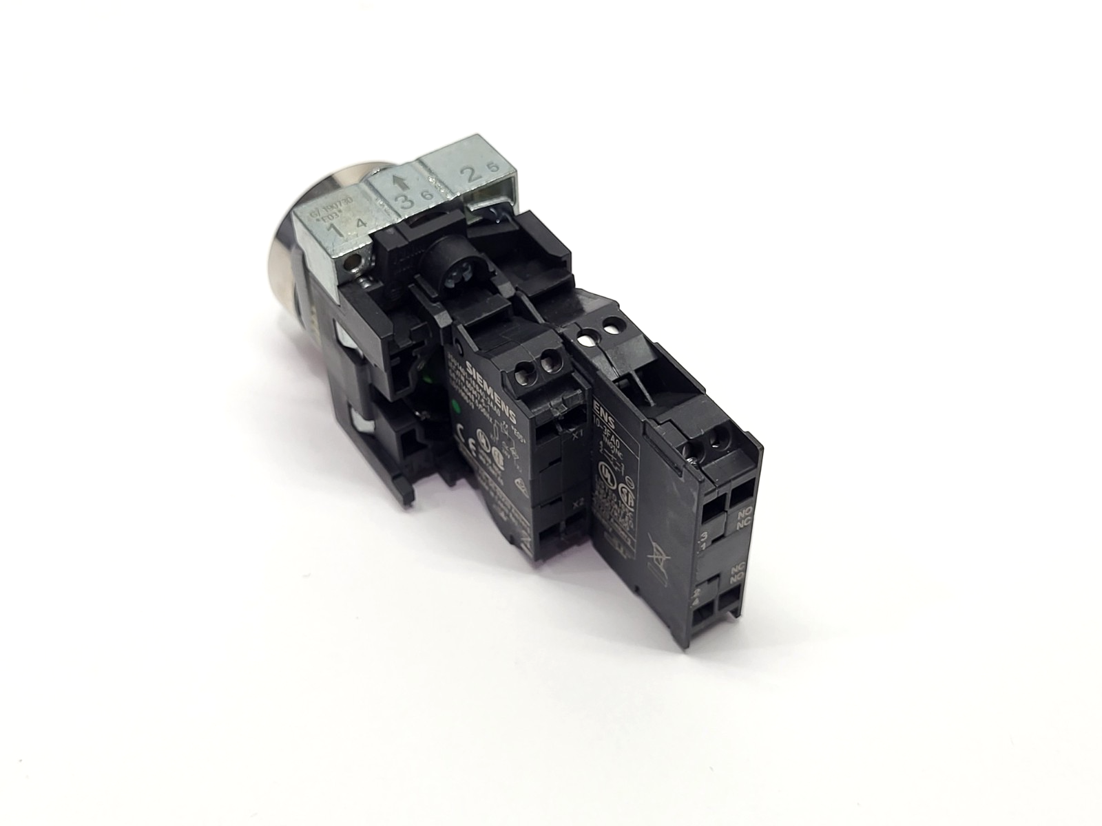 Siemens 3SU11520AB403F Pushbutton Switch - Maverick Industrial Sales