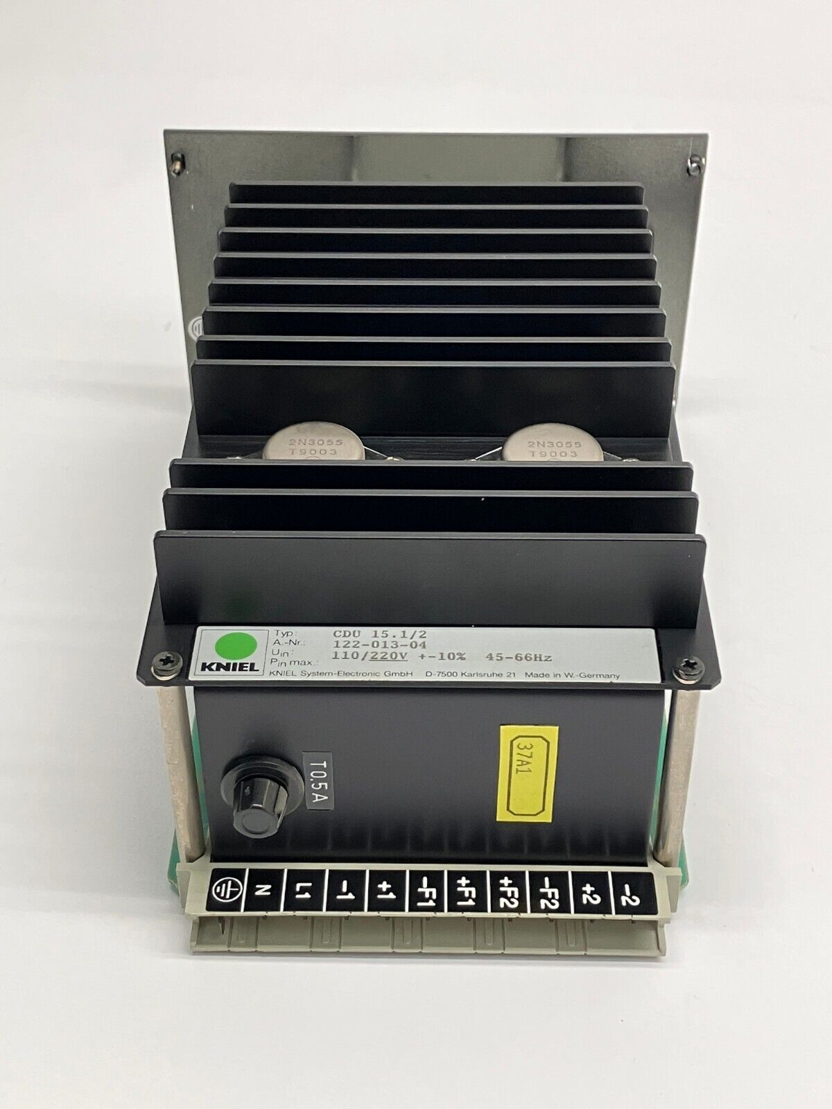 Kniel 122-013-04 Power Supply CDU 15.1/2 110/220V +-10% 45-66Hz - Maverick Industrial Sales