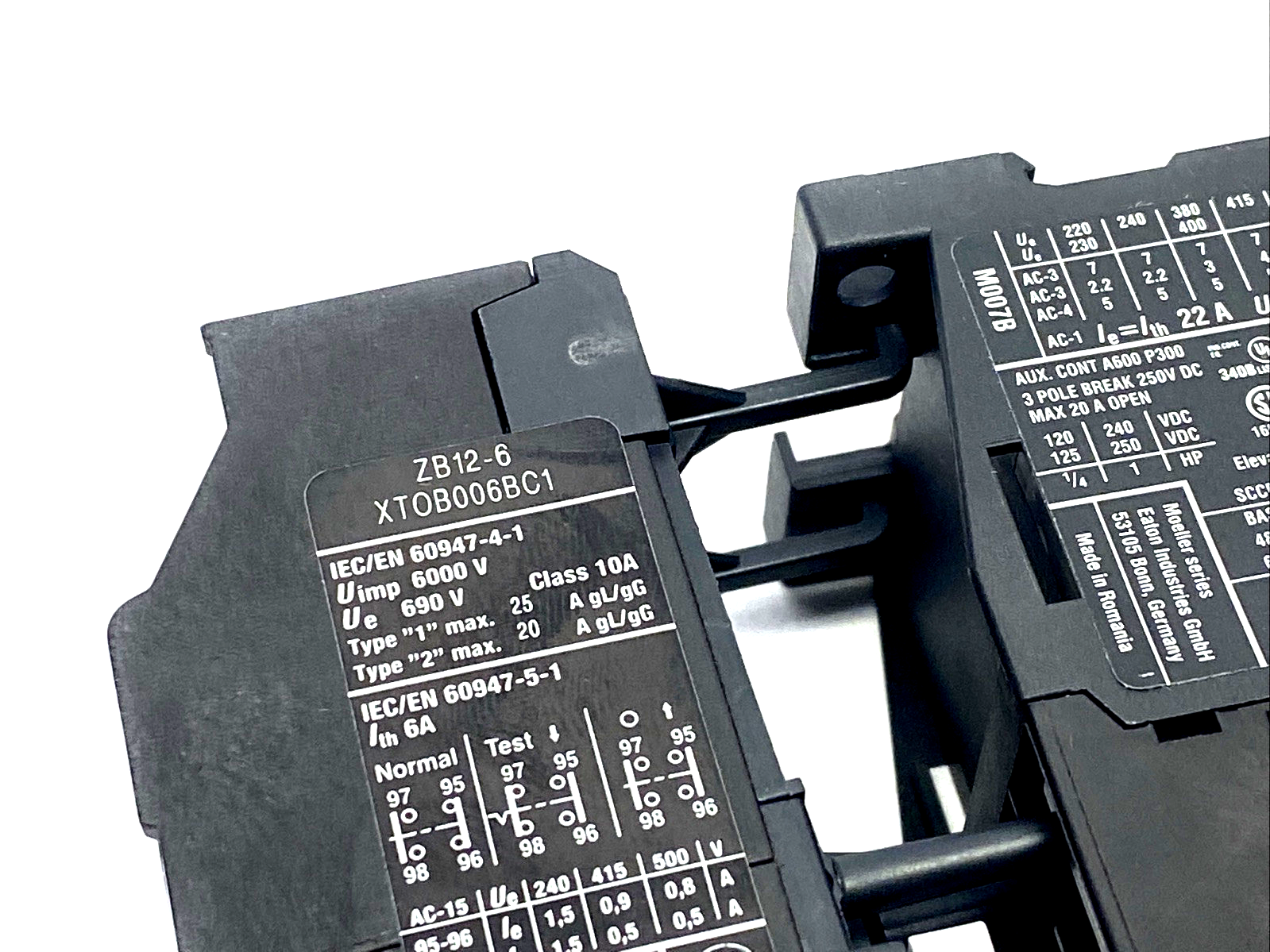 XTAE007B10C006 | Eaton Electronic Motor Starter 480V 3P FVNR 7A Frame B XT IEC - New - Maverick Industrial Sales