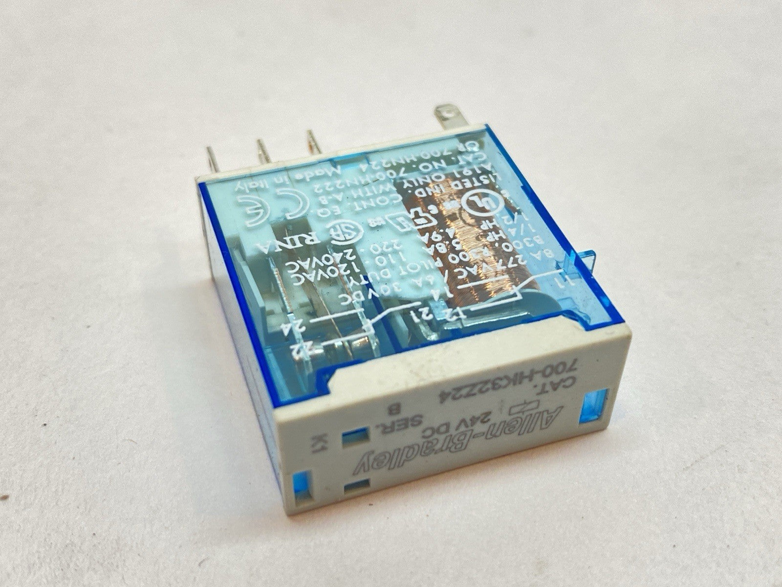 700-HK32Z24 | Allen Bradley Ser. B GP Slim Line Relay 8A 24VDC 158737 - New - Maverick Industrial Sales