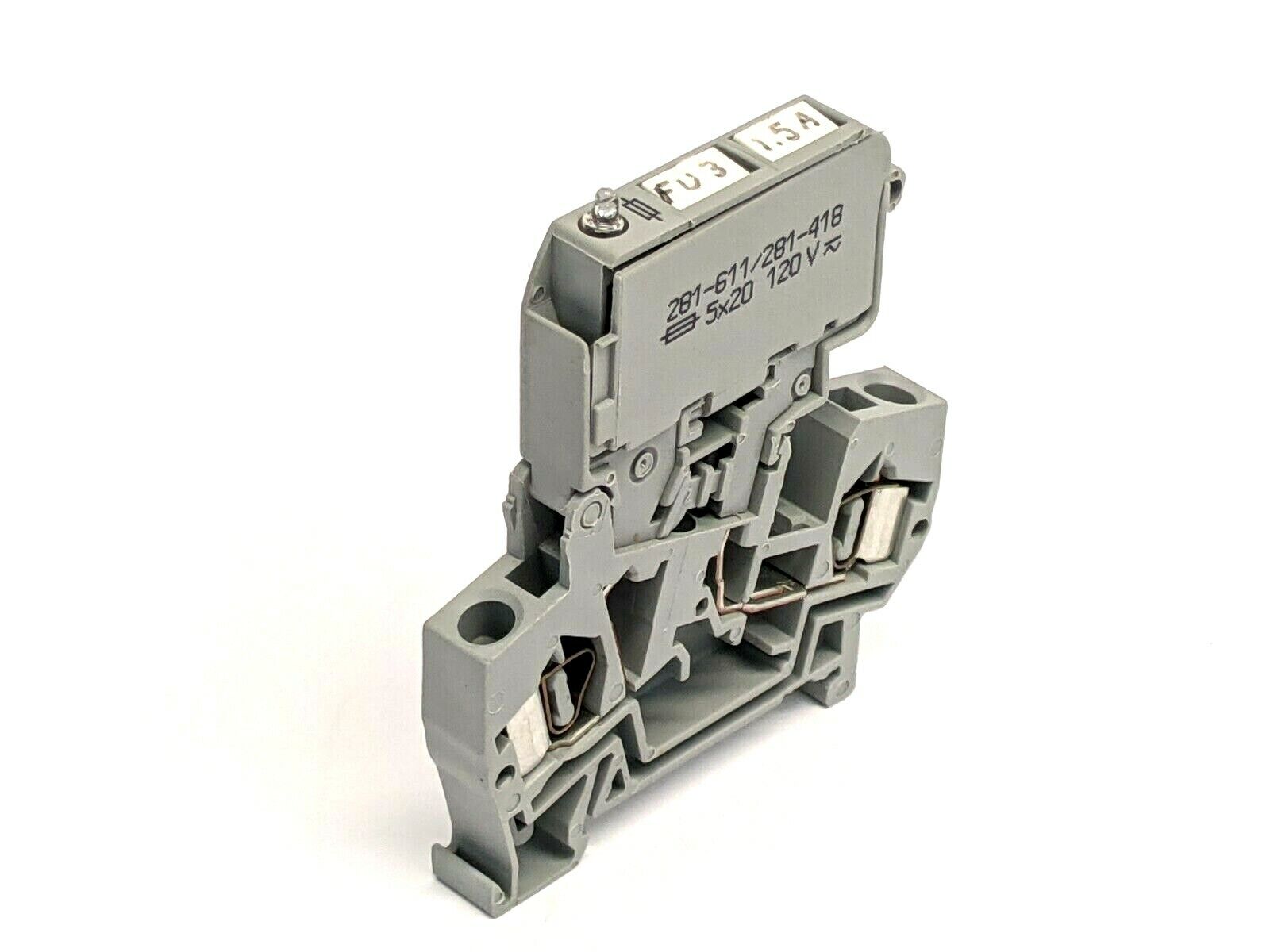Wago 281-611/281-418 2-Conductor Fuse Terminal Block - Maverick Industrial Sales