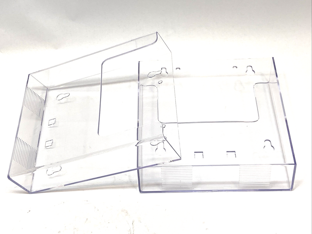 ULINE S-18606 Acrylic Literature Holder 9" W x 1 3/4" D x 9 1/2" H LOT OF 2 - Maverick Industrial Sales
