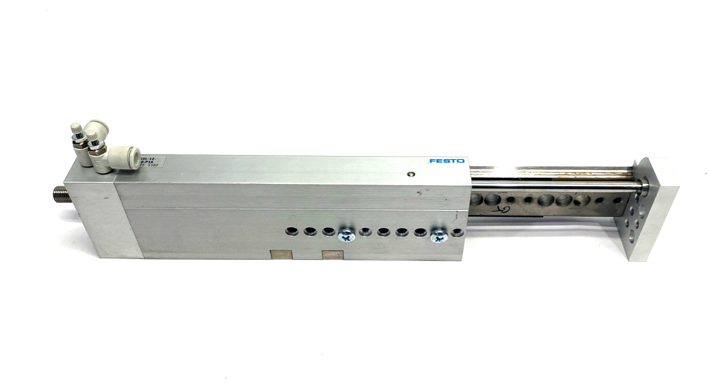 Festo DGSL-12-100-P1A Pneumatic Mini Slide 16mm Dia. 100mm Stroke - Maverick Industrial Sales