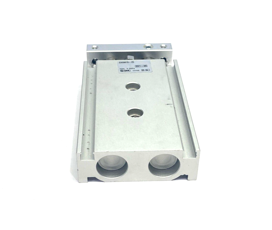 SMC CXSM15-25 Dual Rod Pneumatic Guided Cylinder 15mm Bore 25mm Stroke - Maverick Industrial Sales