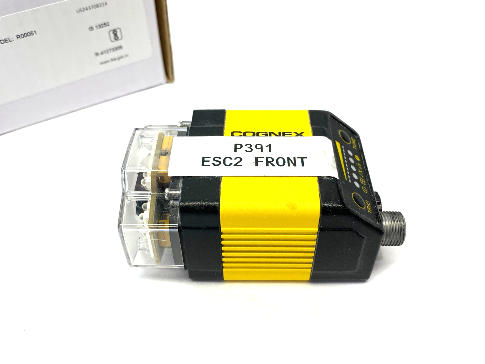 Cognex DM302X Barcode Scanner 821-0087-3R w/ 820-0290-1R Diff LED Lens - Maverick Industrial Sales