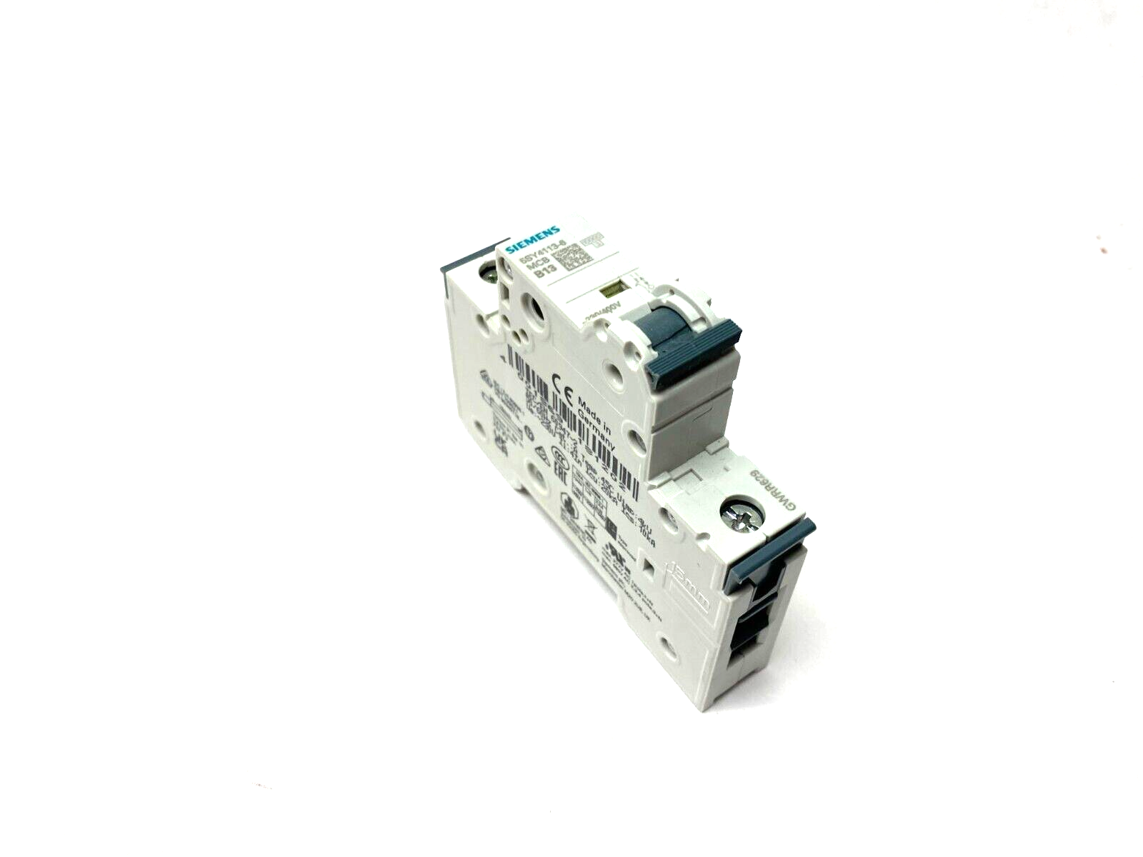 Siemens 5SY4113-6 MCB B13 Miniature Circuit Breaker 1-Pole 5SY4113-6 - Maverick Industrial Sales