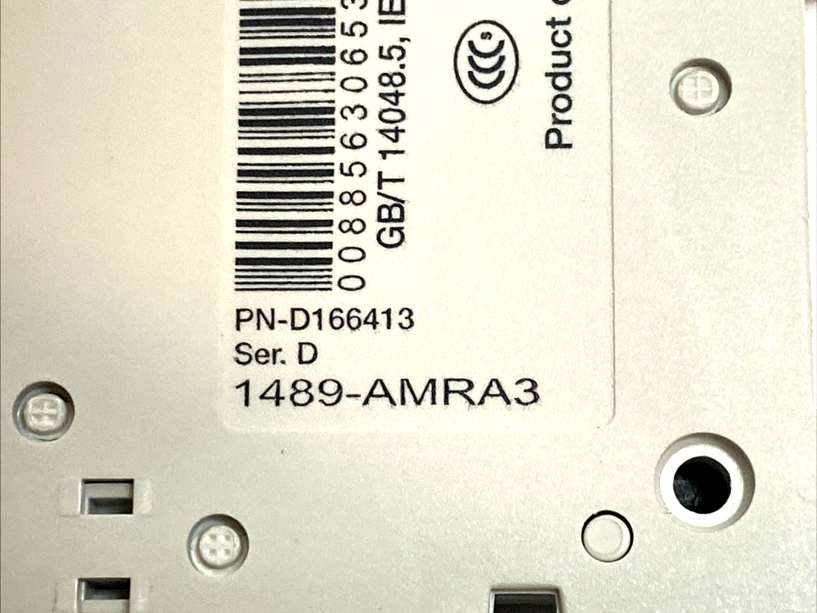 Allen‑Bradley 1489-M1D150 Breaker 15A w/ 1489-AMRA3 Aux Contact 1P SER. D - Maverick Industrial Sales