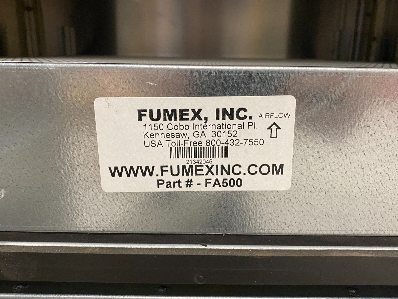 Fumex GS3-500 Air Filtration Fume Extractor Unit - Maverick Industrial Sales