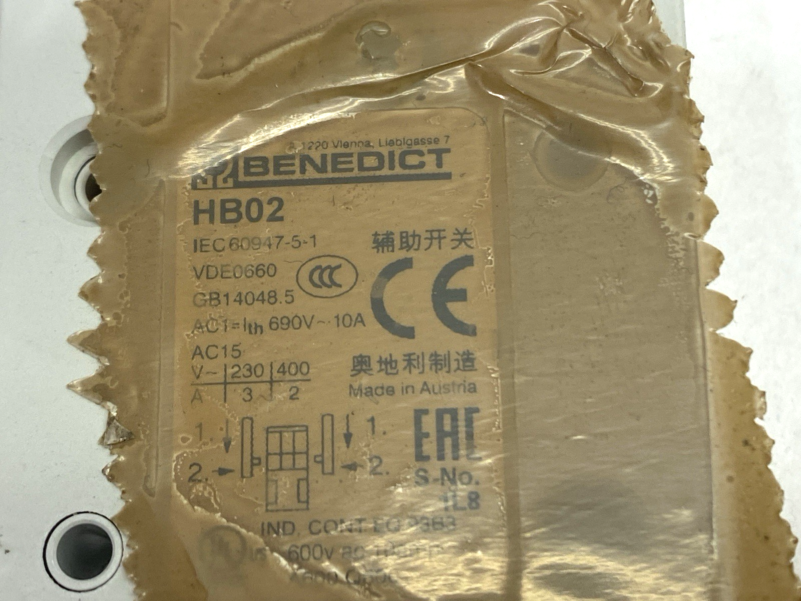 Benedict K3-115A00 24 Contactor 3-Pole 55kW 115A - Maverick Industrial Sales
