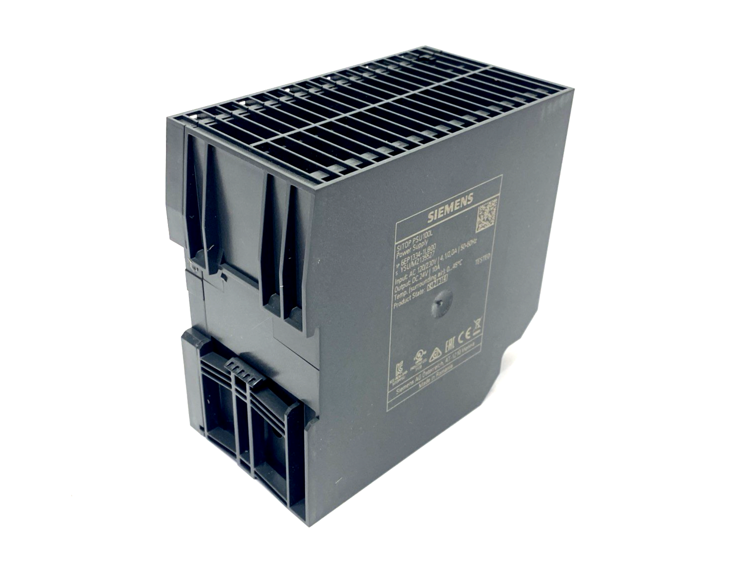 Siemens 6EP1334-1LB00 Power Supply 120/230VAC 4.1/2.0A 24VDC 10A - Maverick Industrial Sales
