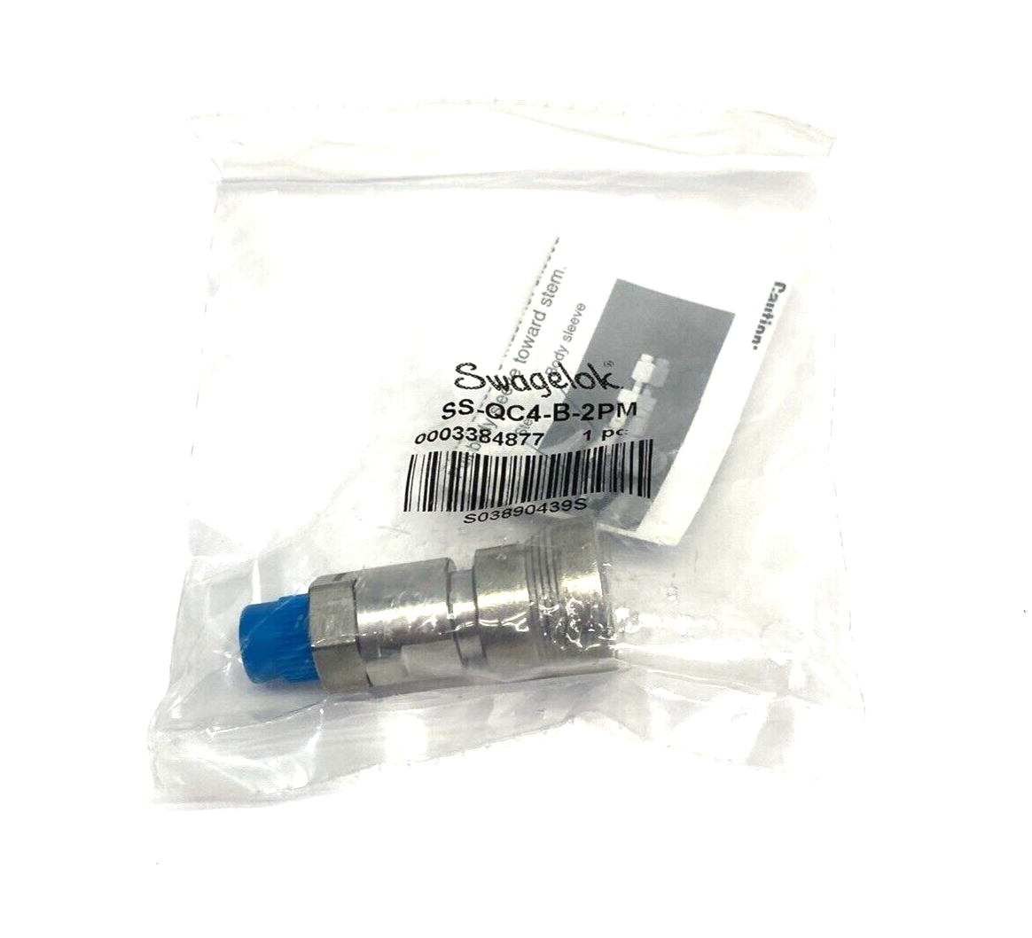 Swagelok SS-QC4-B-2PM Stainless Steel Quick-Connect Body 1/8" Male NPT - Maverick Industrial Sales