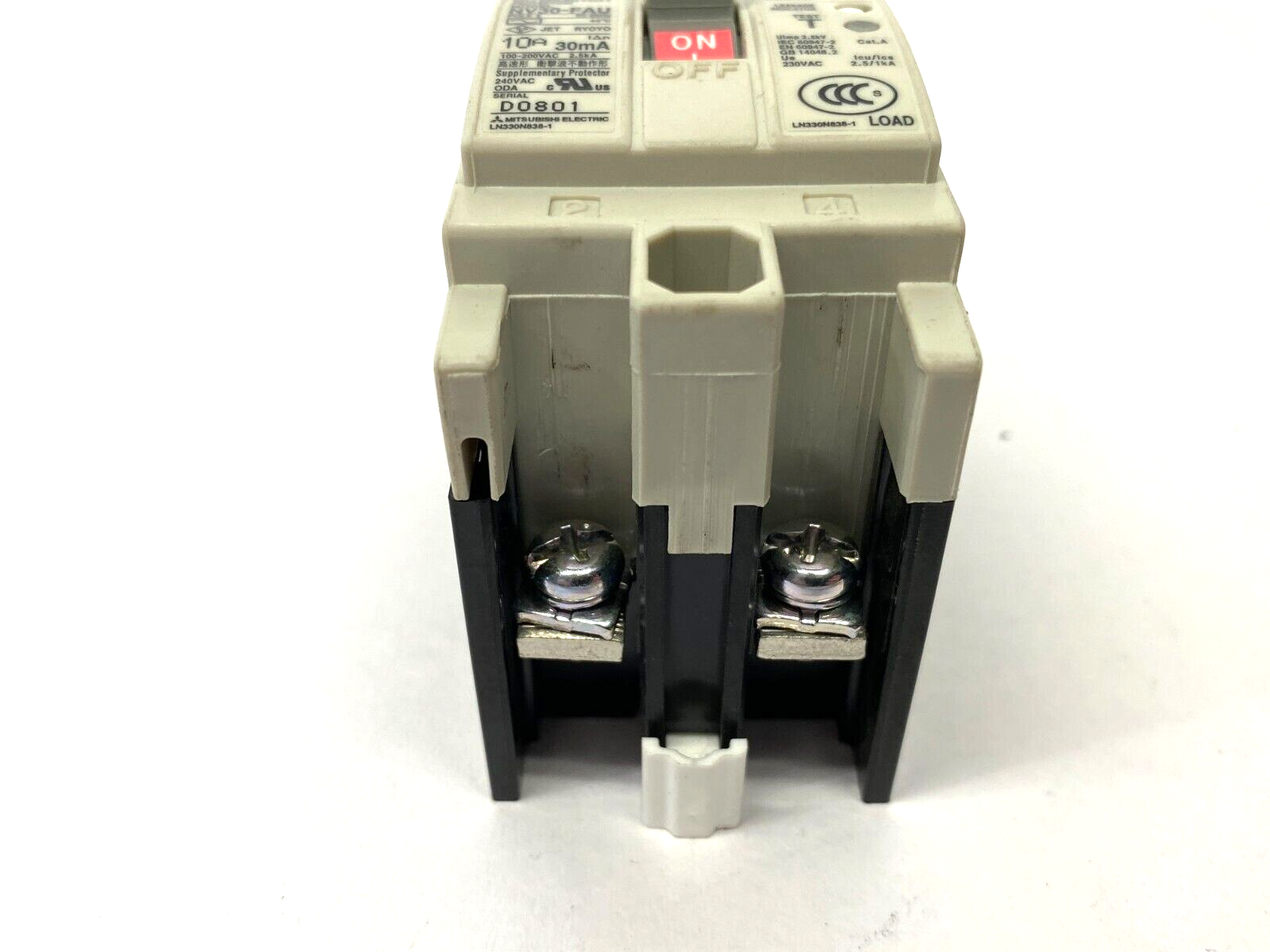 Mitsubishi NV30-FAU No-Fuse Circuit Breaker 2-Pole LN330N836-1 - Maverick Industrial Sales